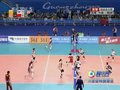 视频：女排中韩决战 中国网前吊球得分19-23