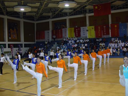 全国高校体育教育专业学生在京比试基本功