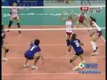 视频：女排小组赛 中国队拦网大意失分