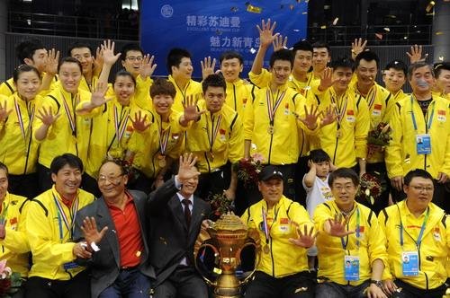 体坛风云人物最佳团队奖候选:中国羽毛球队