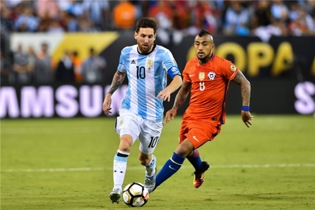 美洲杯-阿根廷0-0智利 烟枪失单刀加时决胜负