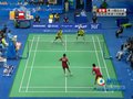 视频：羽球男双1/4决赛 中国队耐心防守