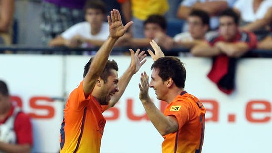 奥萨苏纳-巴萨:梅西主宰胜利(1-2)