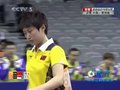 视频：乒球女团郭跃技术精准 11-7拿下第二局