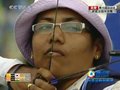 视频：射箭女团半决赛 21箭过后韩国落后