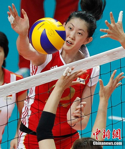 中国女子排球队夺得第十六届广州亚运会冠军_体