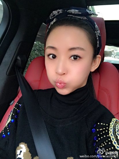  潘晓婷 微博 晒美照  网友盛赞:撞脸章子怡_体育