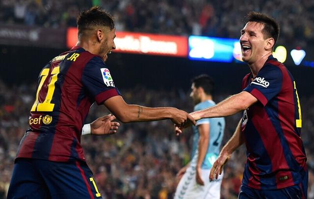 内马尔双料里程碑 333战造300球天下谁敢不服