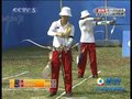 视频：射箭女子1/8决赛 崔圣姬追3-5暂落后