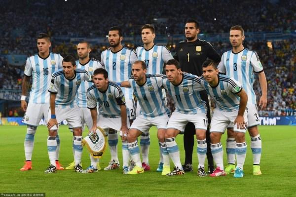 FIFA排名:阿根廷力压德国居首半决赛 国家队排