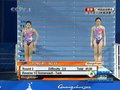 视频：女子双人3米板决赛第2跳回放 中国54领先
