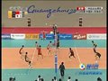 视频：男排1/4决赛 对手拦网中国进攻无力