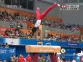 视频：体操男子全能决赛 中濑卓也掉下鞍马