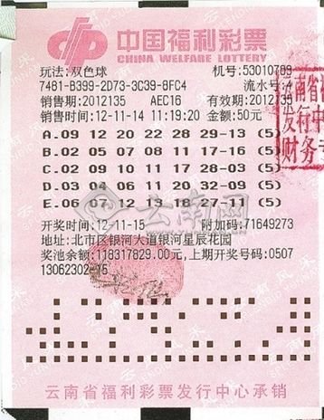 2012年双色球大奖TOP10:5.7亿创历史(组图)