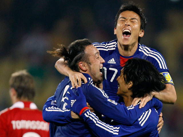 日本队2010世界杯高光集锦 本田圭佑破门妖人