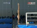视频：跳水男子10米台 黄思良入水控制稍晚