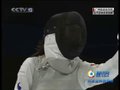 视频：击剑女子团体花剑决赛 韩国队优势明显