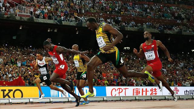 博尔特打篮球 能跑能跳能扣篮 NBA谁与争锋