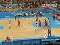 视频：男篮小组中韩战 韩顽强抵抗投球得2分