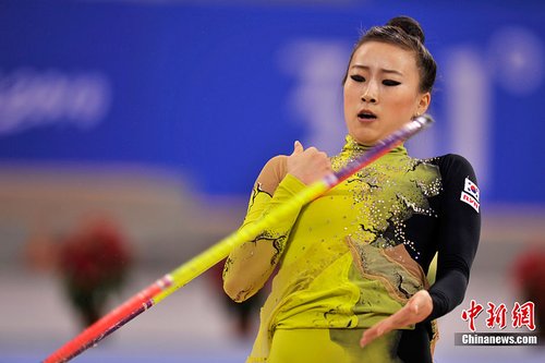 亚运会艺术体操：韩国“90”后少女申秀智