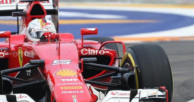 f1新加坡排位:梅奔霸权终结 维特尔赛季首杆