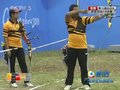 视频：射箭男团1/4决赛 中国保持两箭优势进入最后较量