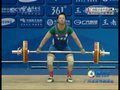 视频：黄沛檥抓举第二举 举起106公斤