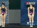 视频：女子双人10米跳 陈若琳、汪皓配合默契