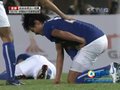 视频:中国队身体优势明显 大马两球员倒地