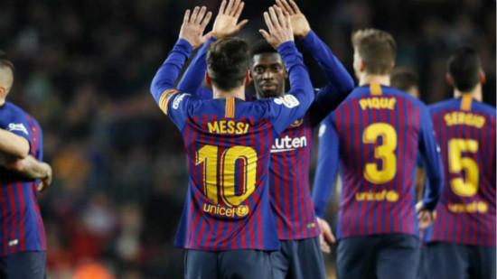 2019年1月巴萨赛程