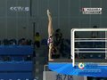 视频：跳水十米台 胡亚丹臂力动作91.20分