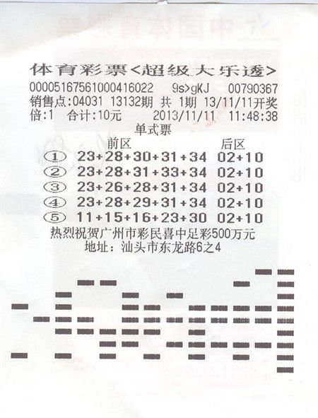 国企退休干部刚中10万 站主帮选号又中647万