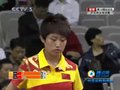 视频：乒球女单决赛第三局 郭跃强势3-0领先