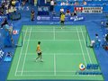 视频：羽毛球男团回放 谌龙21-13赢得首局
