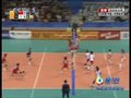 视频：女排1/4决赛 中国队扣杀得分