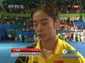 视频集锦：羽毛球女团决赛 王适娴拿下第二盘
