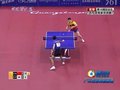 视频：乒球男单半决赛 首局马龙11-4朱世赫