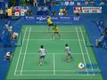 视频：羽毛球男团决赛 傅海峰扣杀反超一分