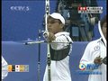 视频：射箭男团1/4决赛 中华台北反超1环