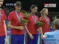 视频：女排颁奖全程 中国女排四连冠完美摘金