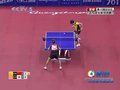 视频：乒球女单半决赛 金景娥突然拉球抢攻