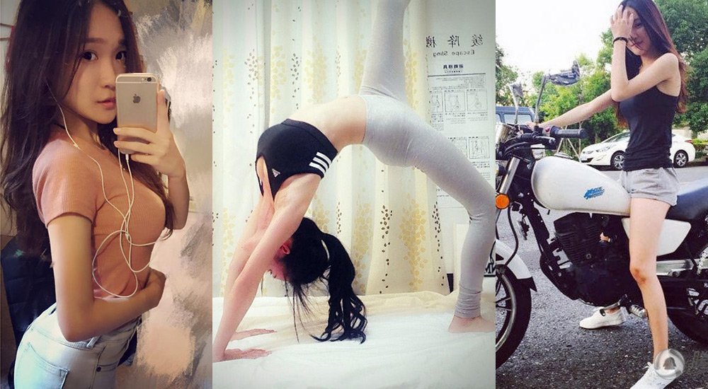 台湾美女晒健身照秀超强柔韧 下腰似弯刀