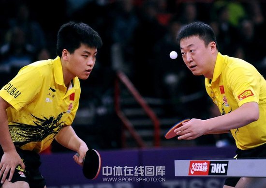 王励勤/周雨演横扫 携郝帅/马琳进男双半决赛