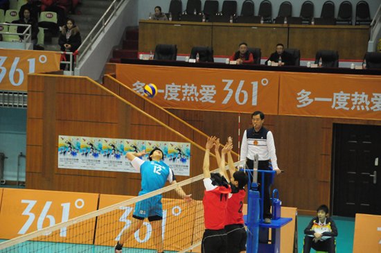 361°中国男排联赛A组第九轮 北京3-0胜河北