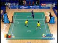 视频：女子藤球双人预赛 中国队第二局局点