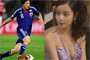 【图片】日本国脚海外归国 为陪伴混血女优娇妻