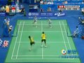 视频：羽毛球比赛 中国选手连续吊球失误