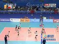 视频：女排中韩决战 中国队拦网得分6-3