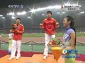 视频：刘翔和史冬鹏先后跳上领奖台