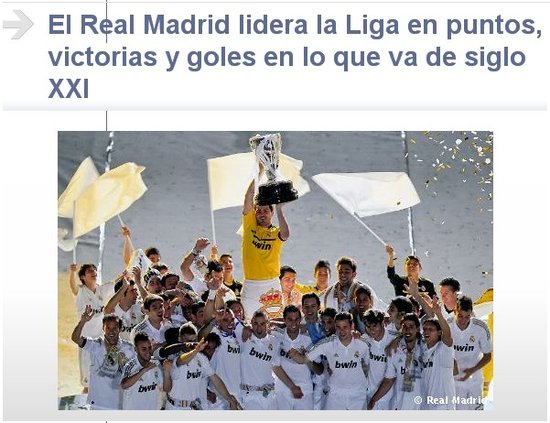 皇马亮数据自封西甲王 进球胜率样样比巴萨强